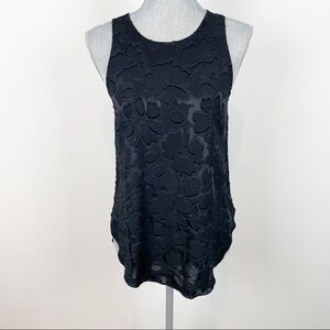 Wilfred Black Floral Tank size XS